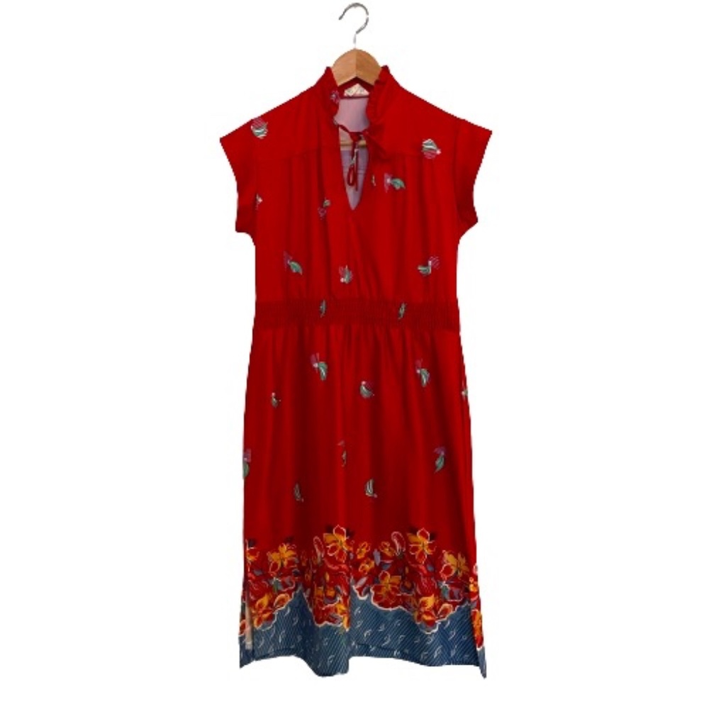 Vintage Mandarin Collar Dress